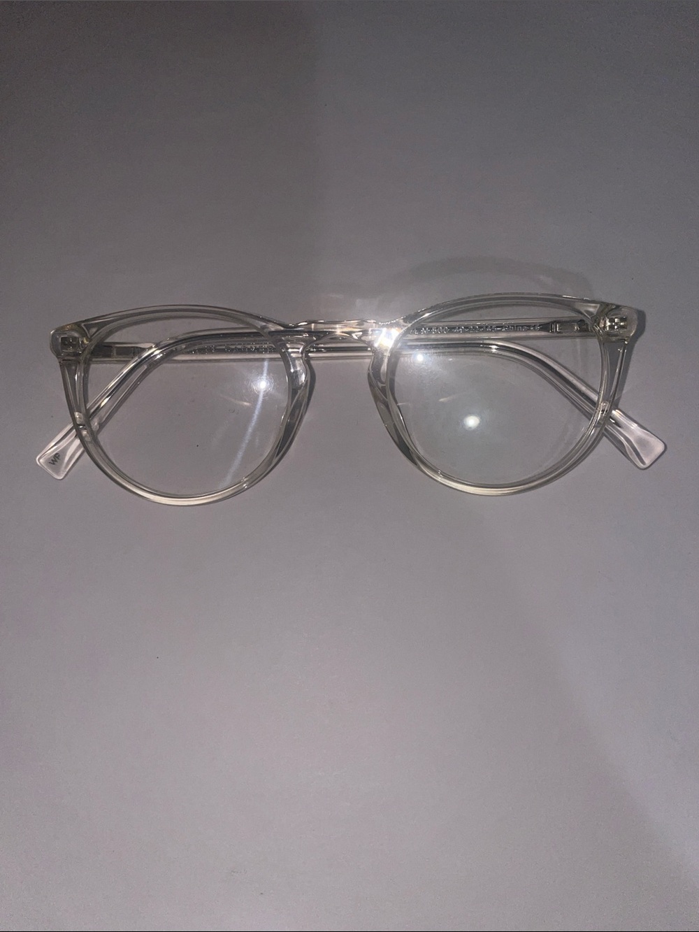 Warby Parker Haskell crystal